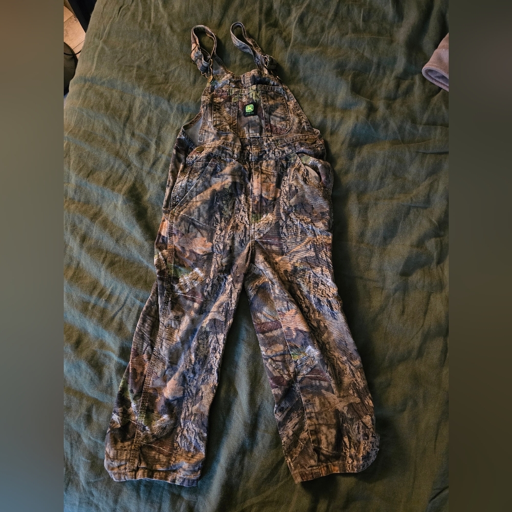 John Deere Camouflage Kids Overalls